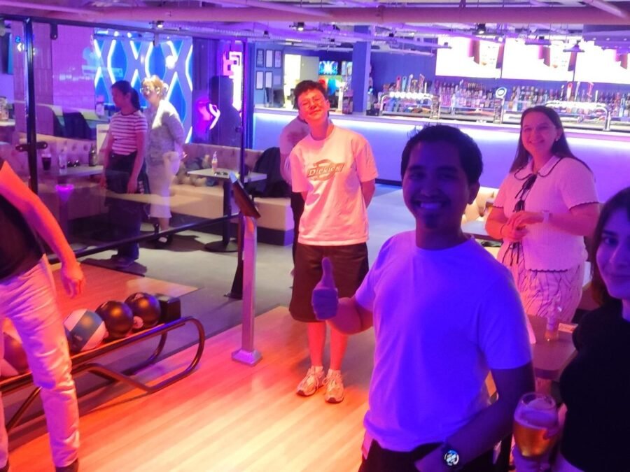 Lab bowling night
